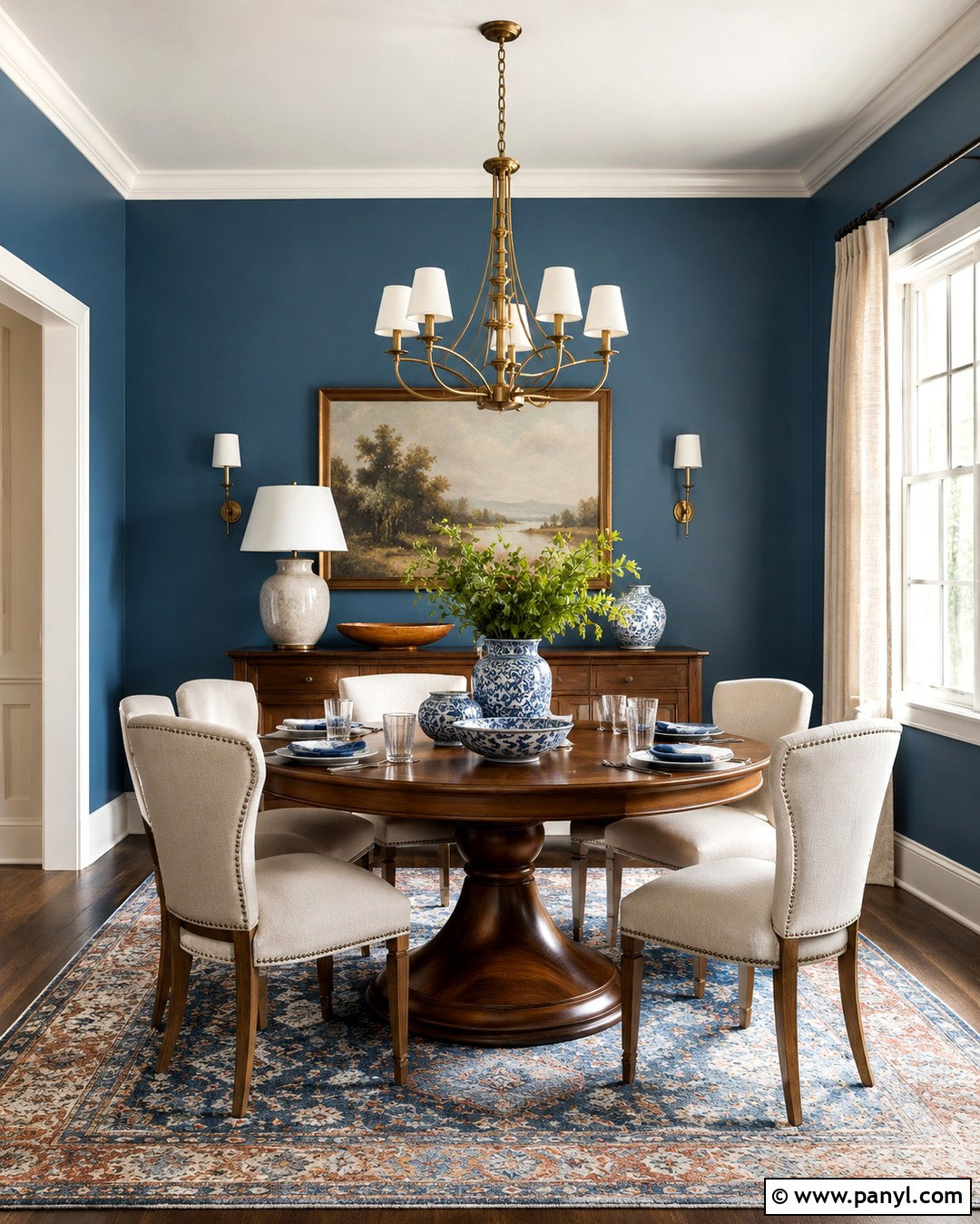 Cerulean Blue Dining Room Walls - 20 Cerulean Blue Wall Ideas