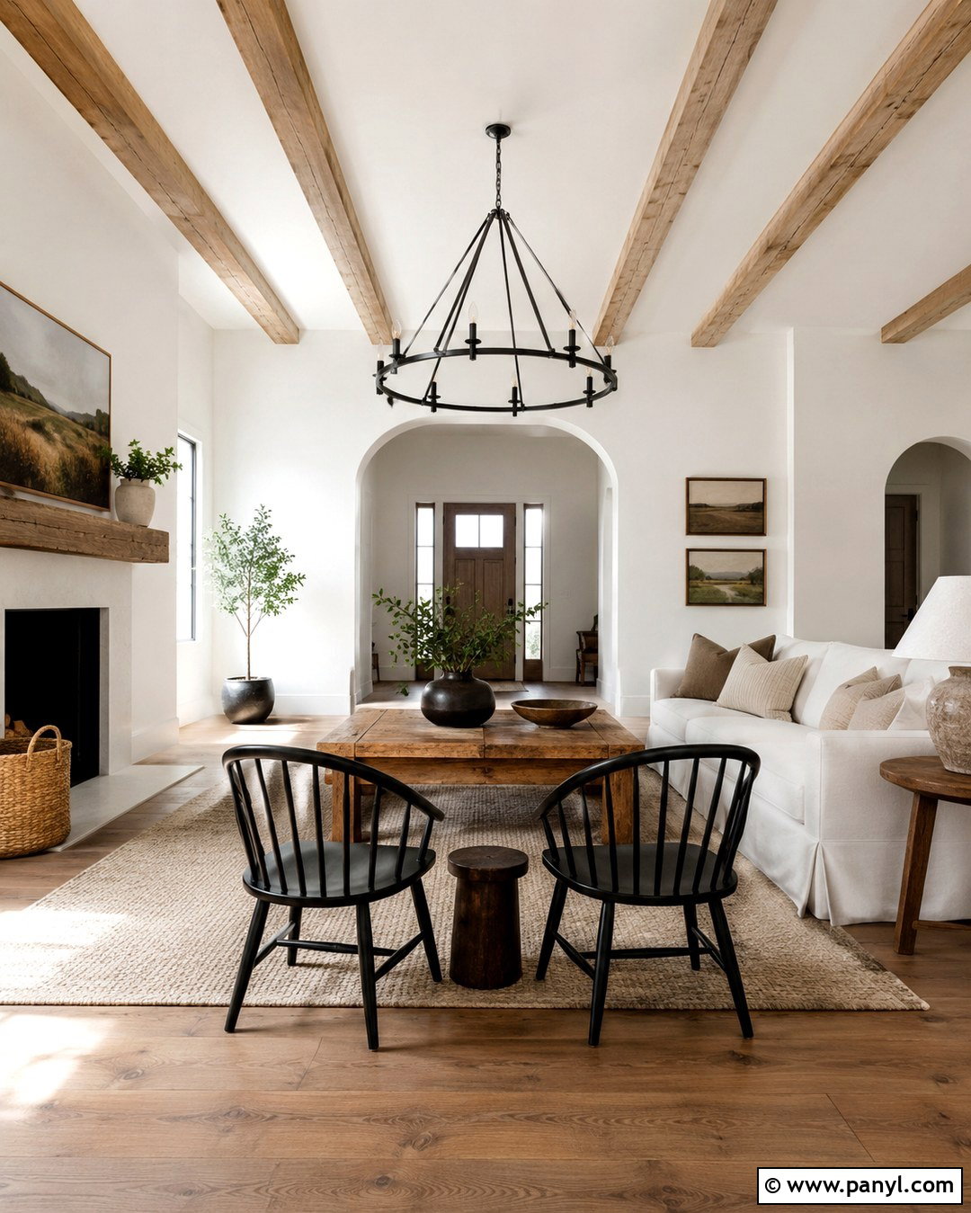 Chalk White Wall Paint Modern Farmhouse - 20 Types Of White Wall Paint Ideas