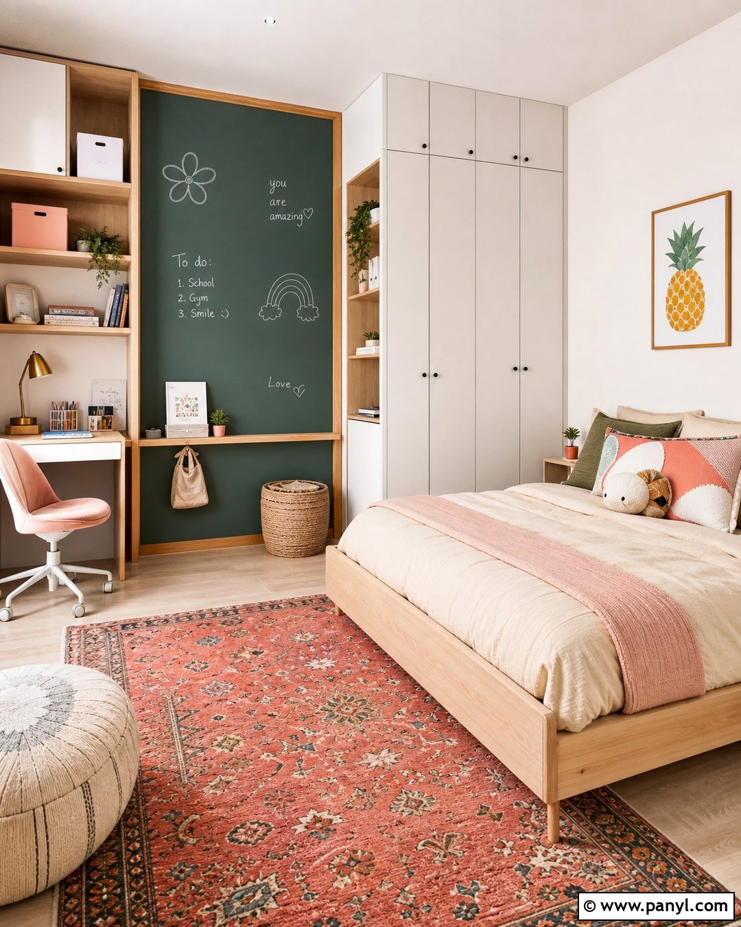 Chalkboard Girls Room Accent Wall - 25 Accent Wall For Girls Room Ideas
