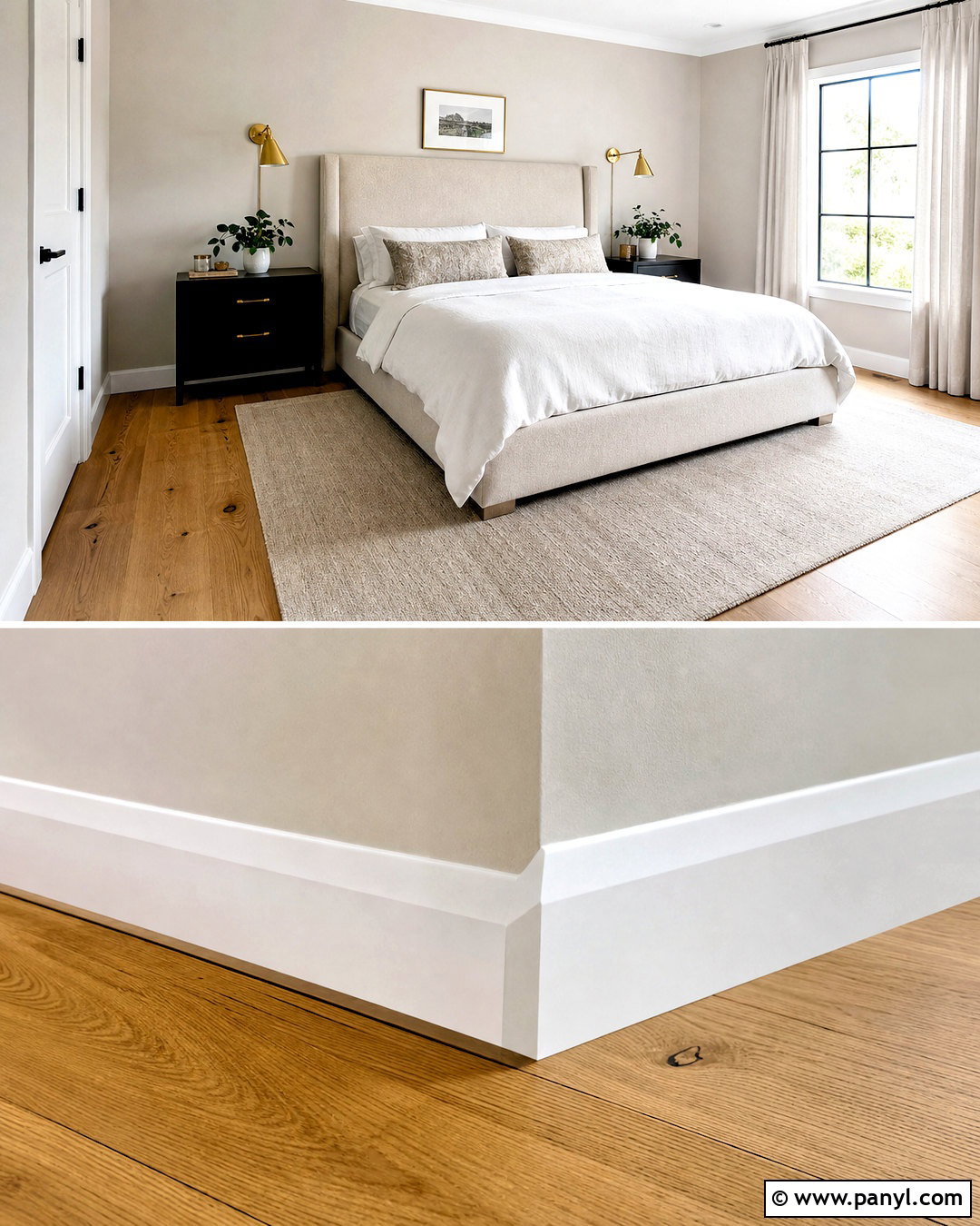 Chamfered Skirting Board Covers - 20 skirting board covers