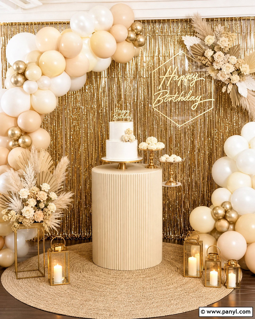 Champagne Gold Foil Curtain Backdrop - 20 foil curtain backdrop ideas birthday ideas