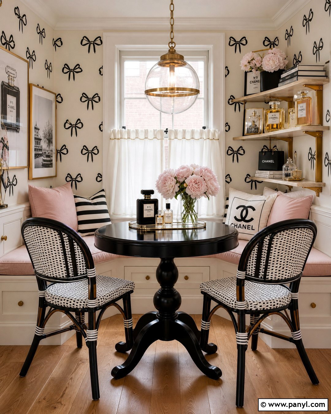 Chanel Wallpaper Breakfast Nook - 35 chanel wallpaper vintage ideas