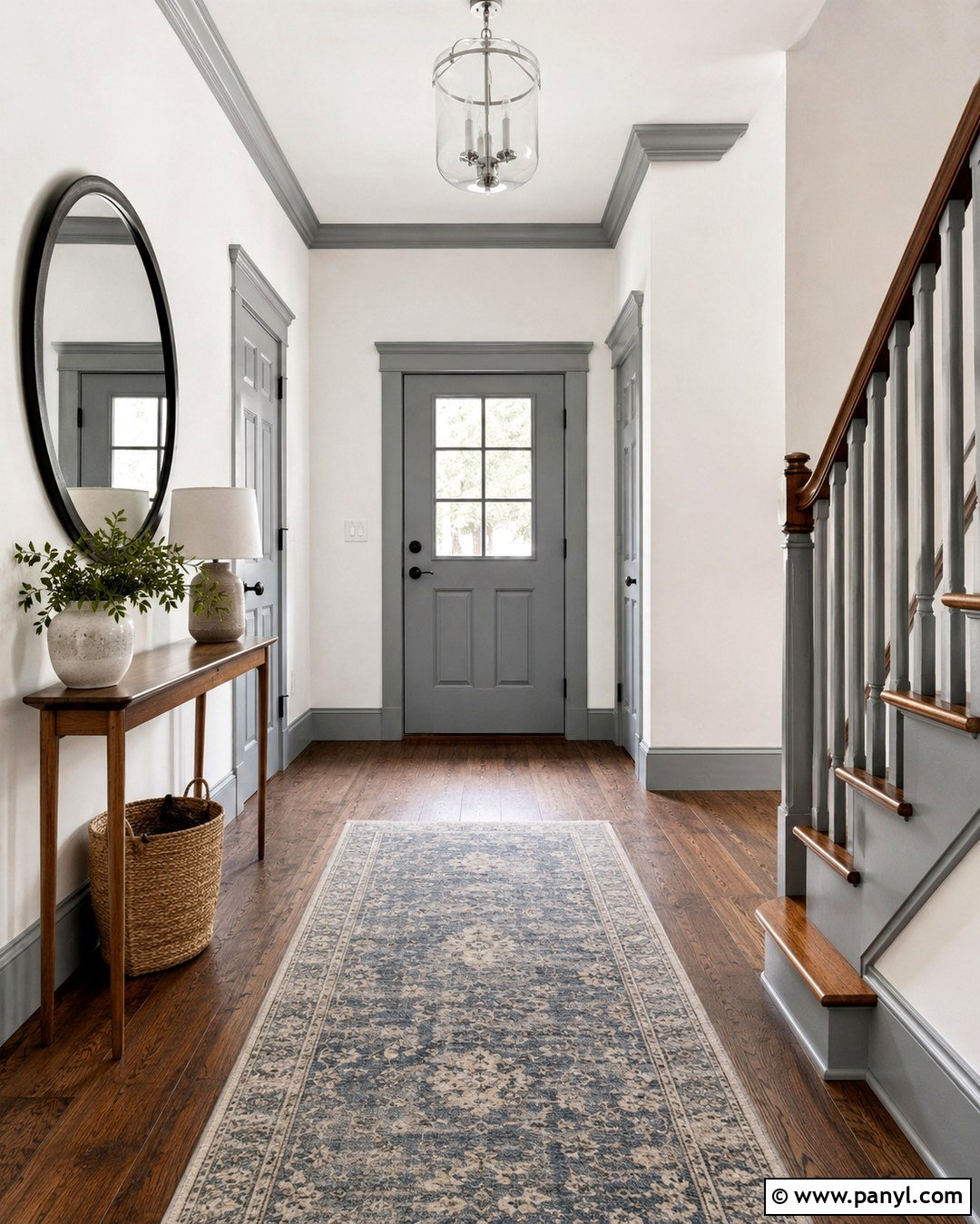 Chantilly Lace Walls With Boothbay Gray Trim - 20 Trim Color For Chantilly Lace Walls