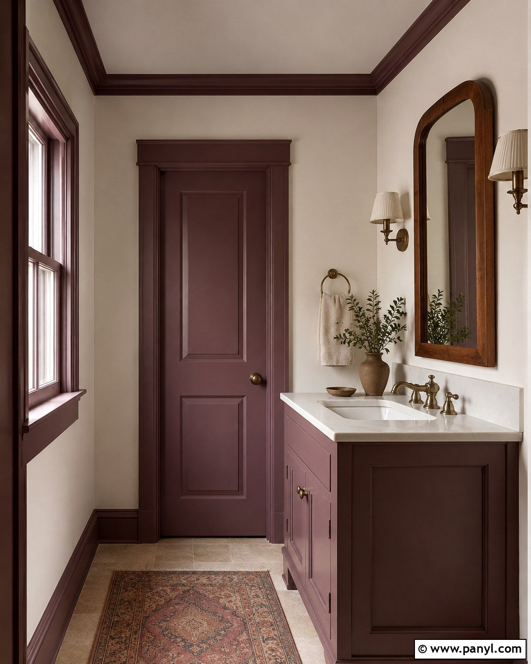 Chantilly Lace Walls With Cinnamon Slate Trim - 20 Trim Color For Chantilly Lace Walls