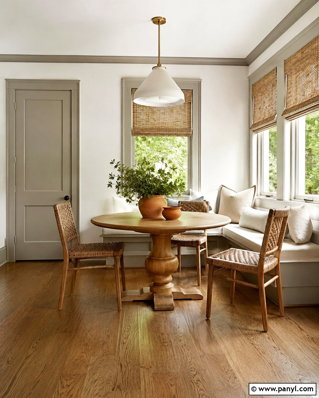 Chantilly Lace Walls With Edgecomb Gray Trim - 20 Trim Color For Chantilly Lace Walls