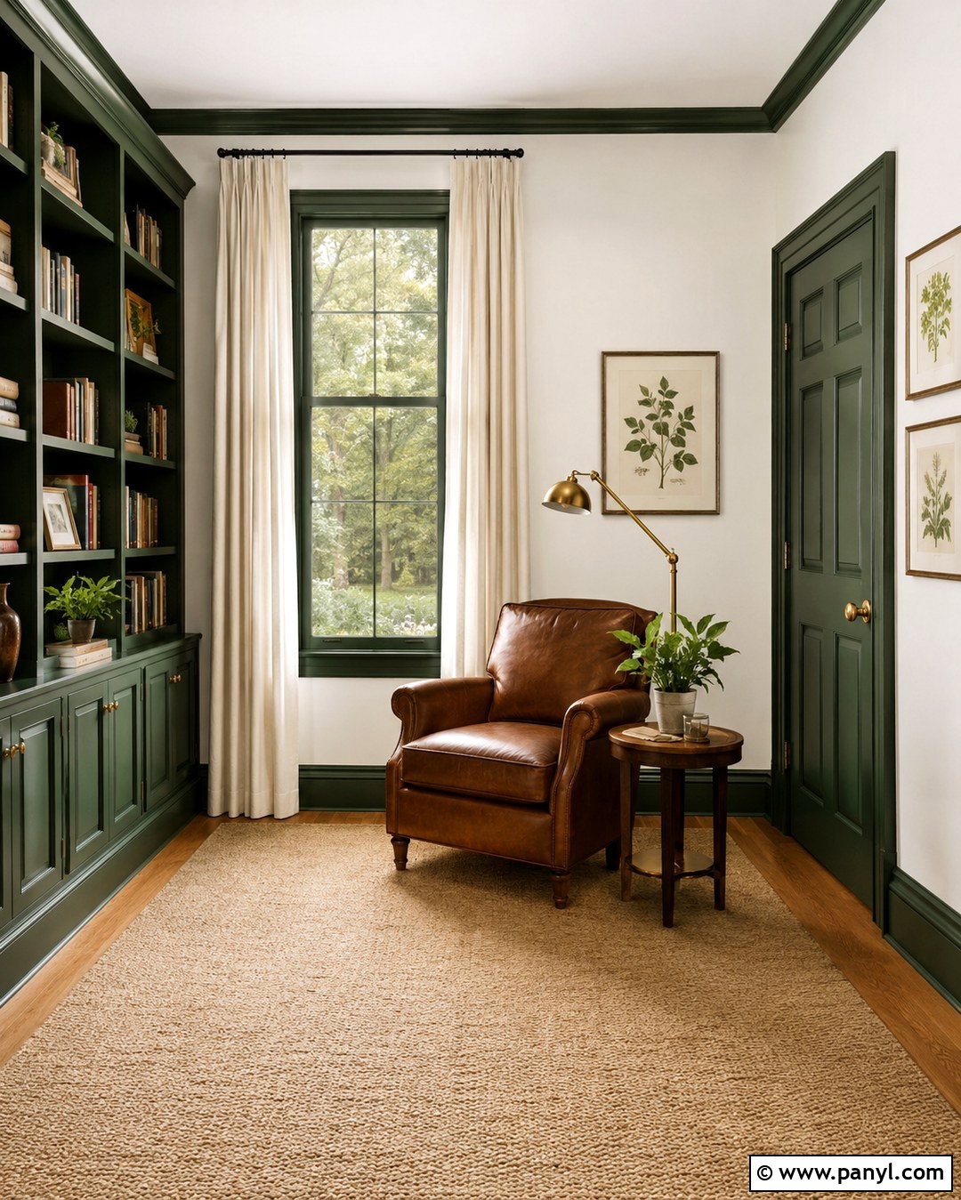 Chantilly Lace Walls With Essex Green Trim - 20 Trim Color For Chantilly Lace Walls