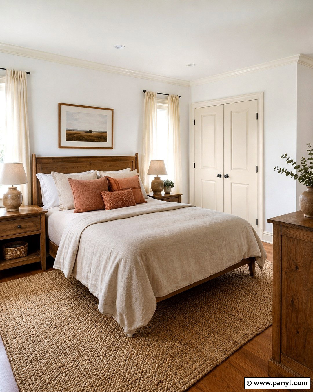 Chantilly Lace Walls With Swiss Coffee Trim - 20 Trim Color For Chantilly Lace Walls