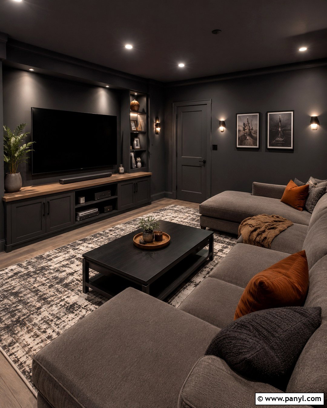 Charcoal All Over Wall Color - 20 All Over Wall Color Ideas