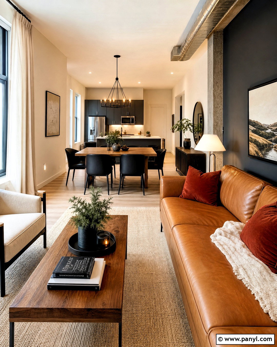 Charcoal And Camel Apartment Color Palette - 20 apartment color palette ideas