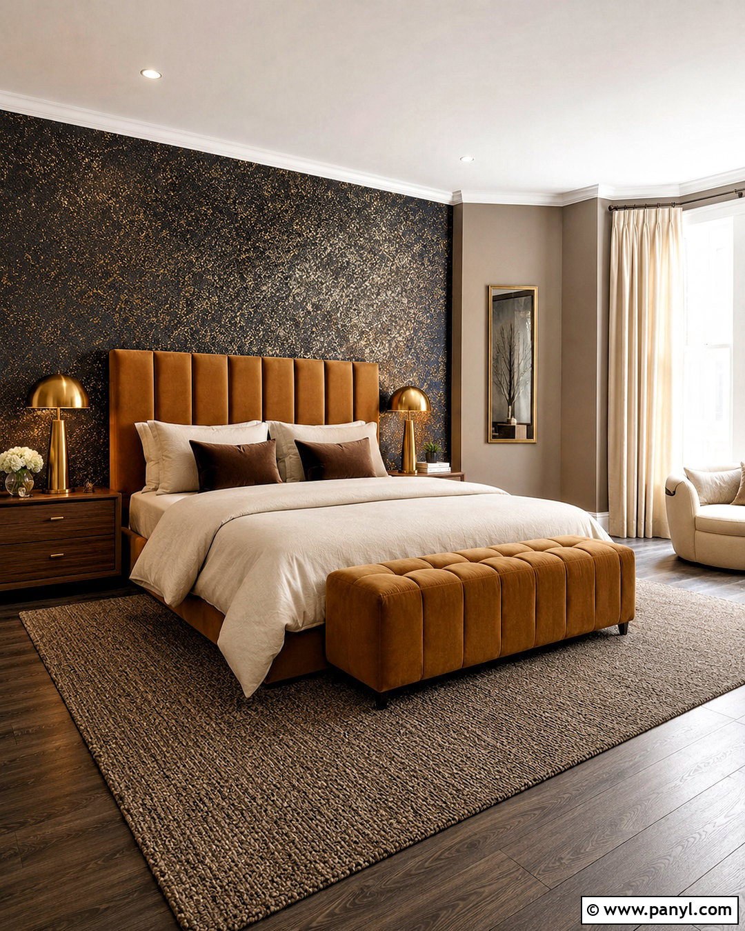 Charcoal And Gold Dark Glitter Wallpaper - 20 dark glitter wallpaper ideas