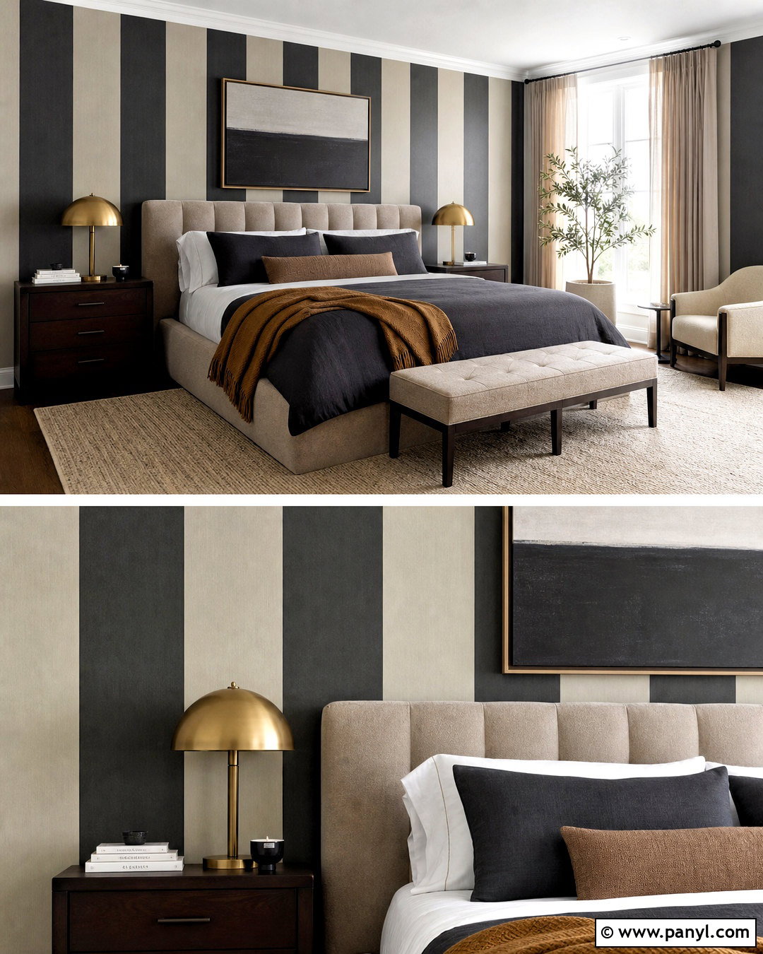 20 Striped Bedroom Walls for a Fresh, Bold, Restful Retreat