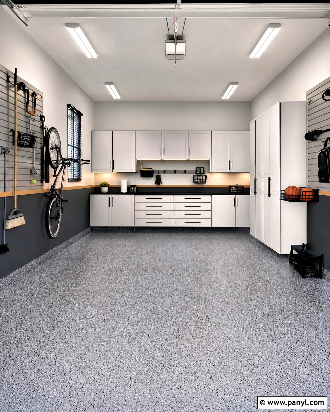 Charcoal And White Garage Walls - 20 garage colors wall ideas