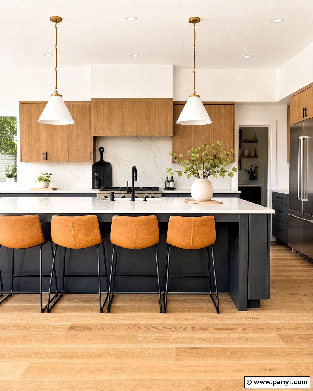 Charcoal And Wood Kitchen Color Scheme - 20 kitchen colors schemes paint ideas