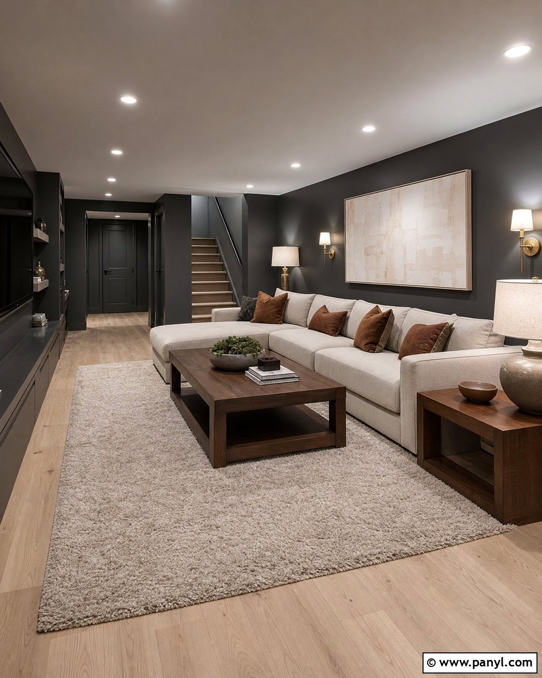 Charcoal Basement Color - 20 Nice Basement Colors