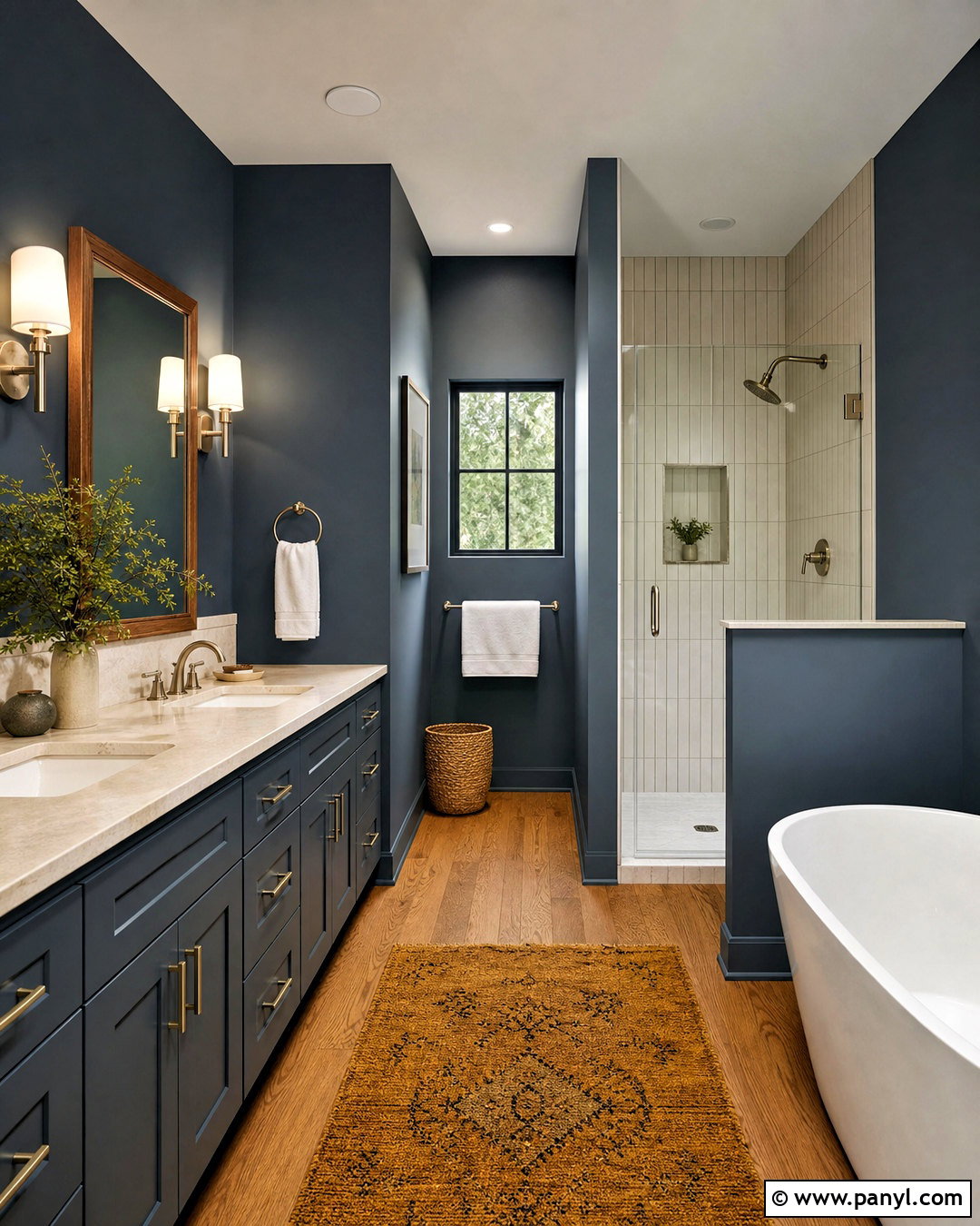 Charcoal Blue Bathroom Paint - 20 latest paint trends
