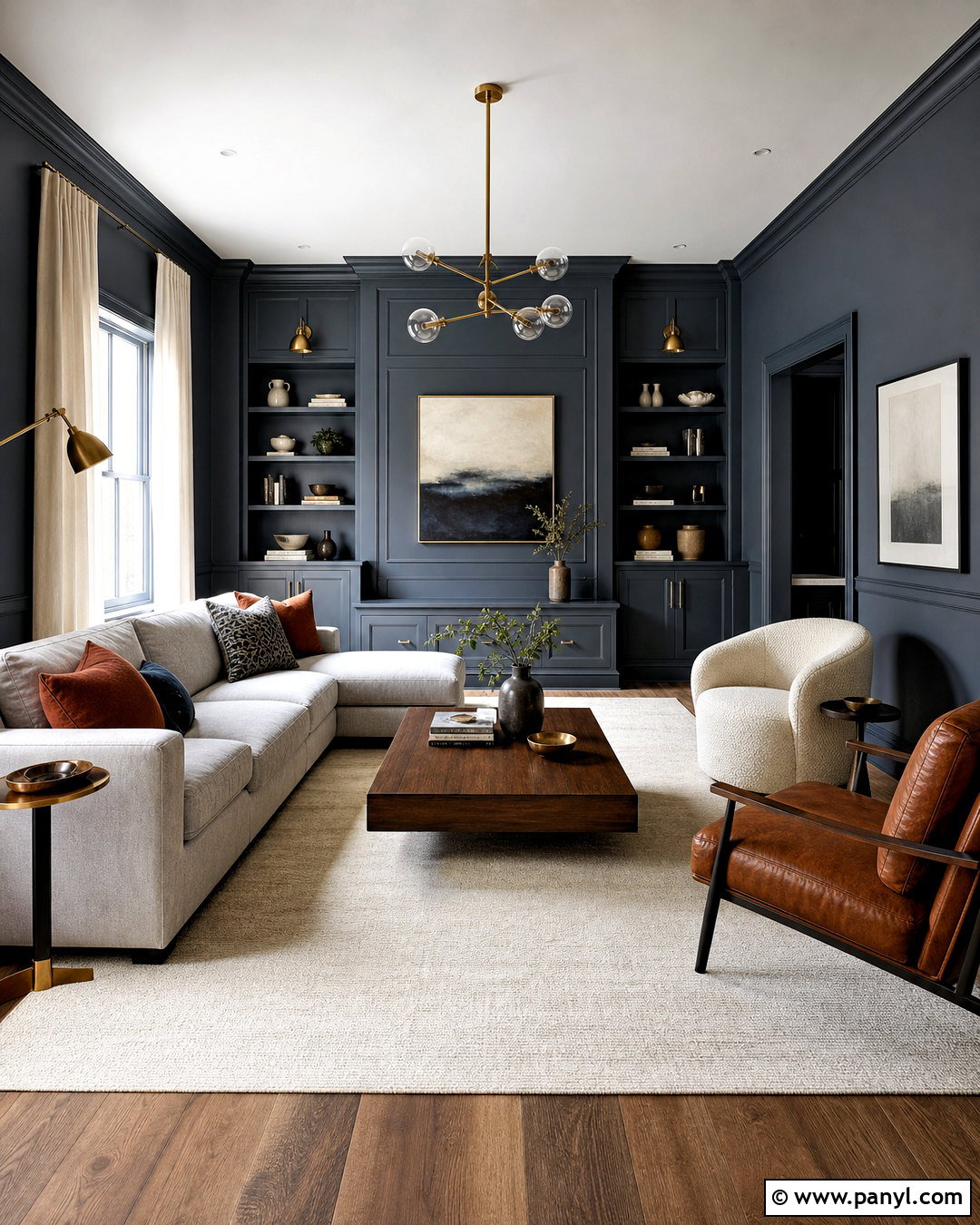 Charcoal Blue Living Room Paint - 20 interior paint colors for living room ideas