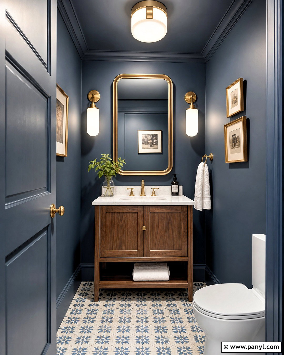 Charcoal Blue Powder Room - 20 sw charcoal blue ideas
