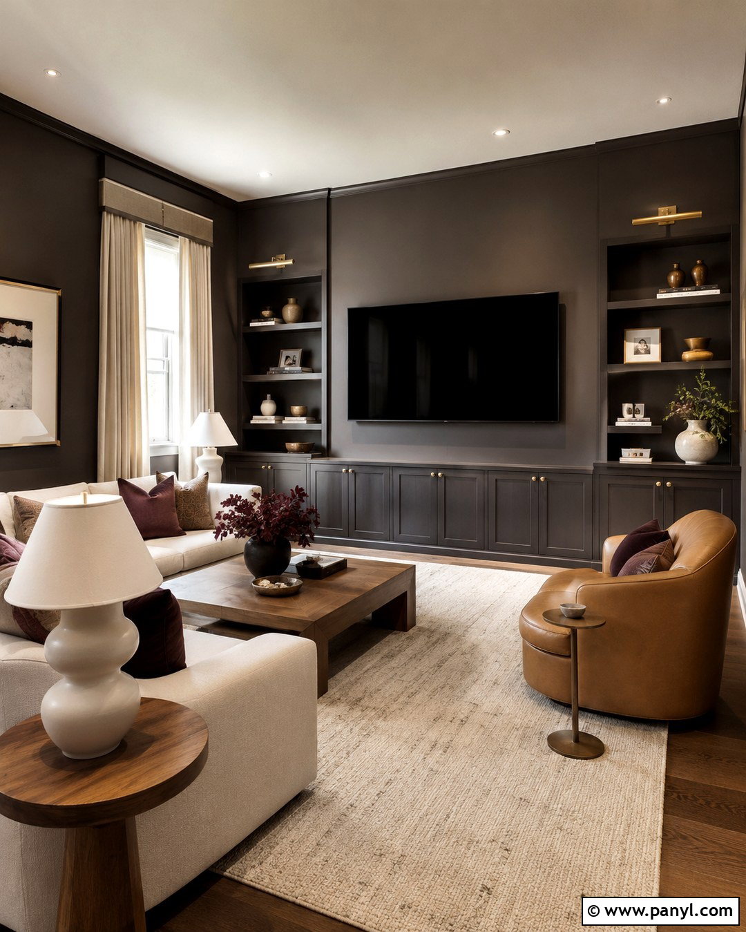 Charcoal Brown Condo Wall Color - 20 Condo Wall Colors
