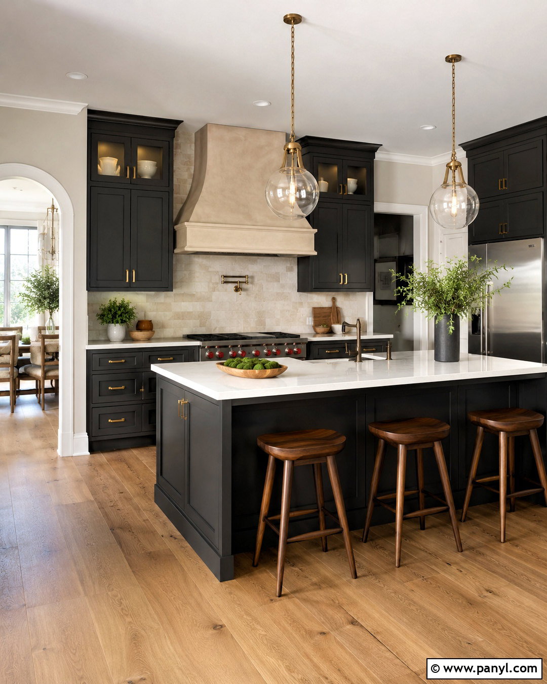 Charcoal Cabinets With Agreeable Gray Walls - 20 cabinet color with agreeable gray walls