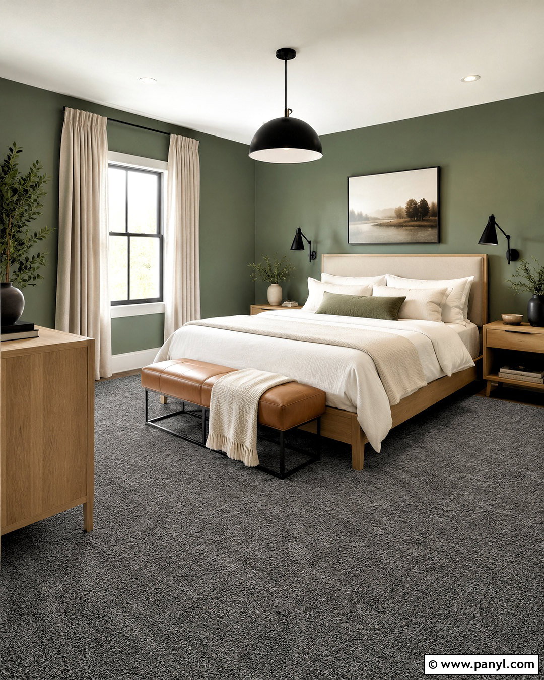 Charcoal Carpet With Sage Green Walls - 20 What Color Carpet Goes With Green Walls