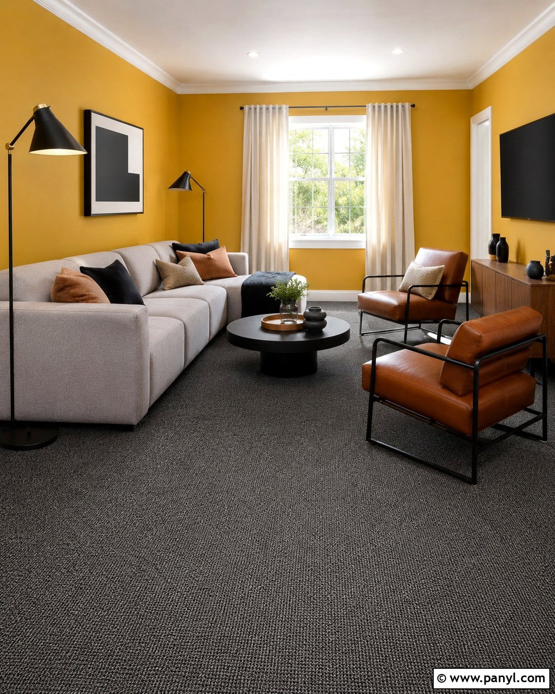 Charcoal Carpet With Yellow Walls - 20 What Color Carpet Goes With Yellow Walls