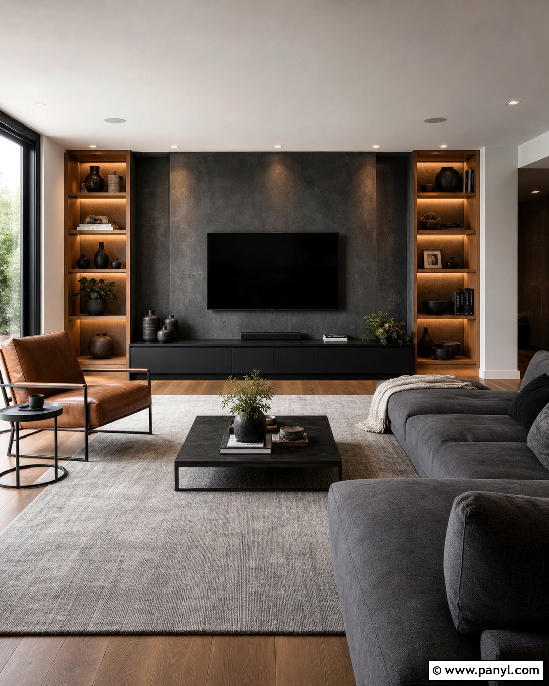 Charcoal Concrete Wall Texture - 50 wall colour texture ideas