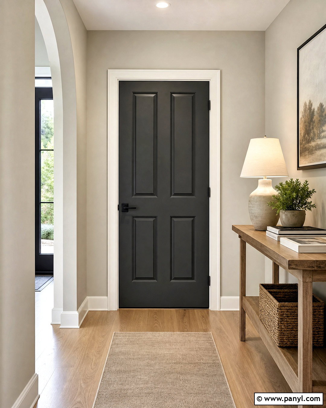 Charcoal Door With White Trim - 20 charcoal doors interior ideas