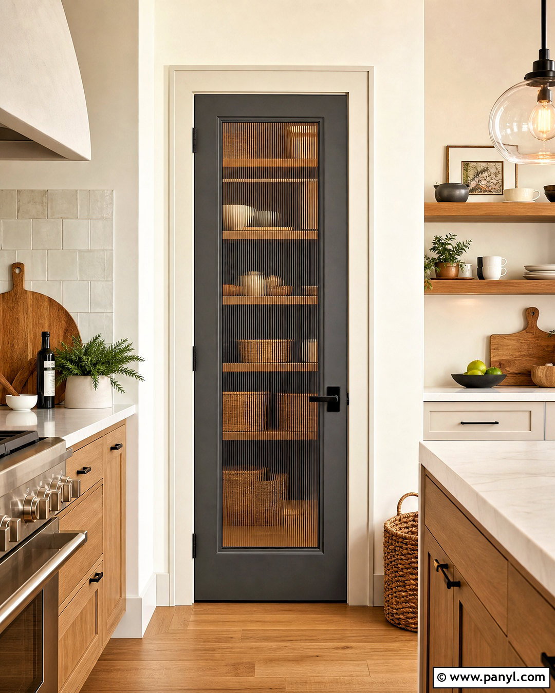 Charcoal Glass Panel Door - 20 charcoal doors interior ideas