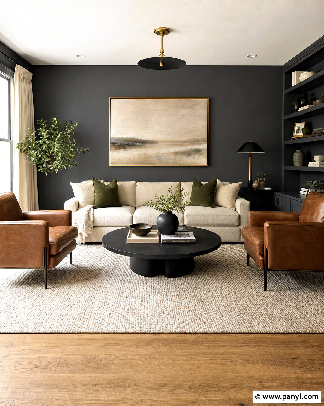 Charcoal Gray Accent Wall - 20 grey accent wall colors