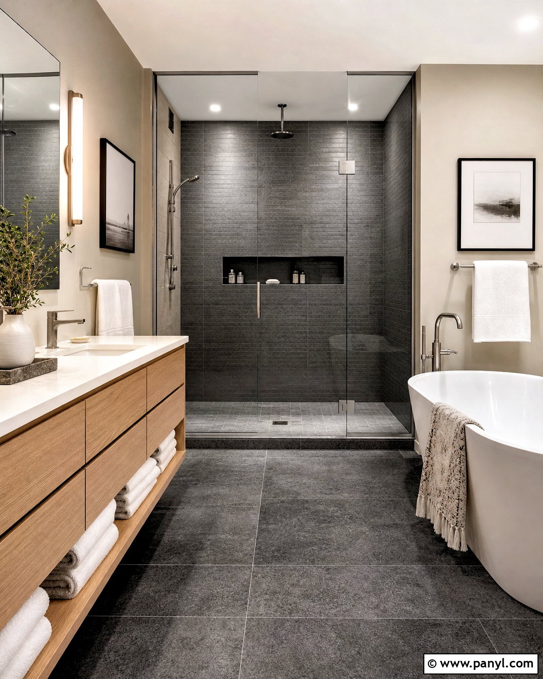 Charcoal Gray Bathroom Color Scheme - 20 bathroom color scheme inspiration ideas