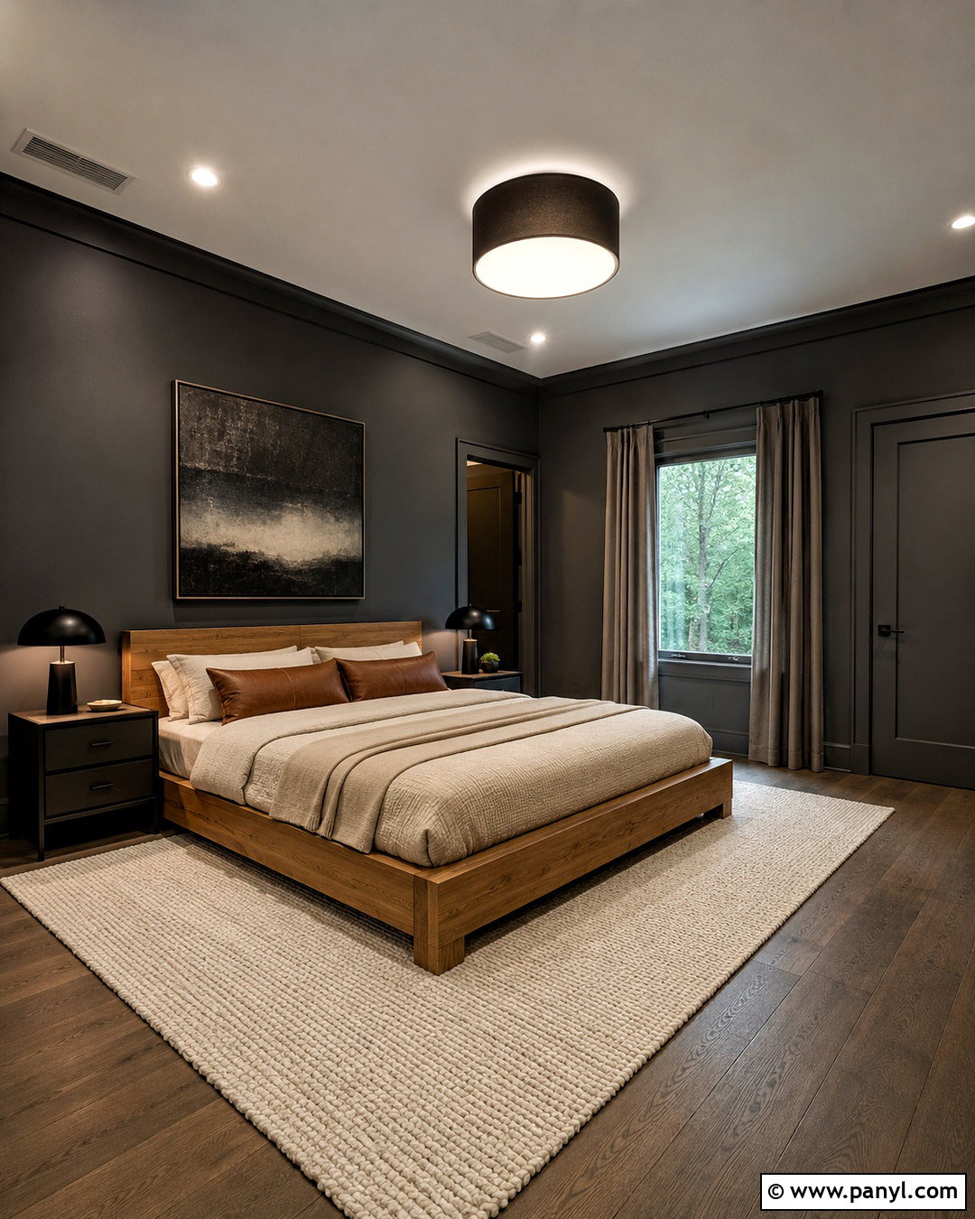 Charcoal Gray Bedroom Paint - 20 moody bedroom paint colors