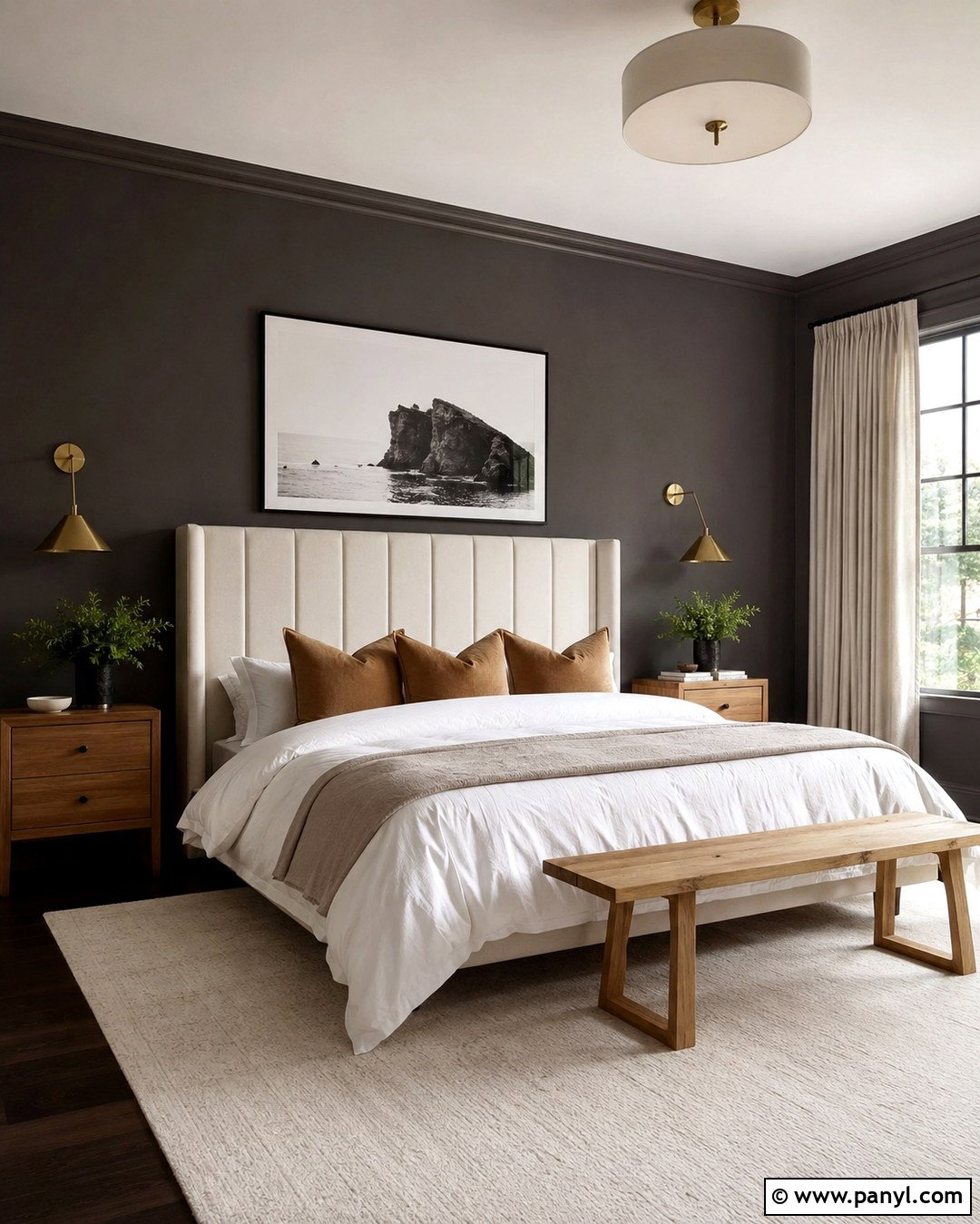 Charcoal Gray Bedroom Walls - 20 Modern Wall Colors Bedroom Ideas