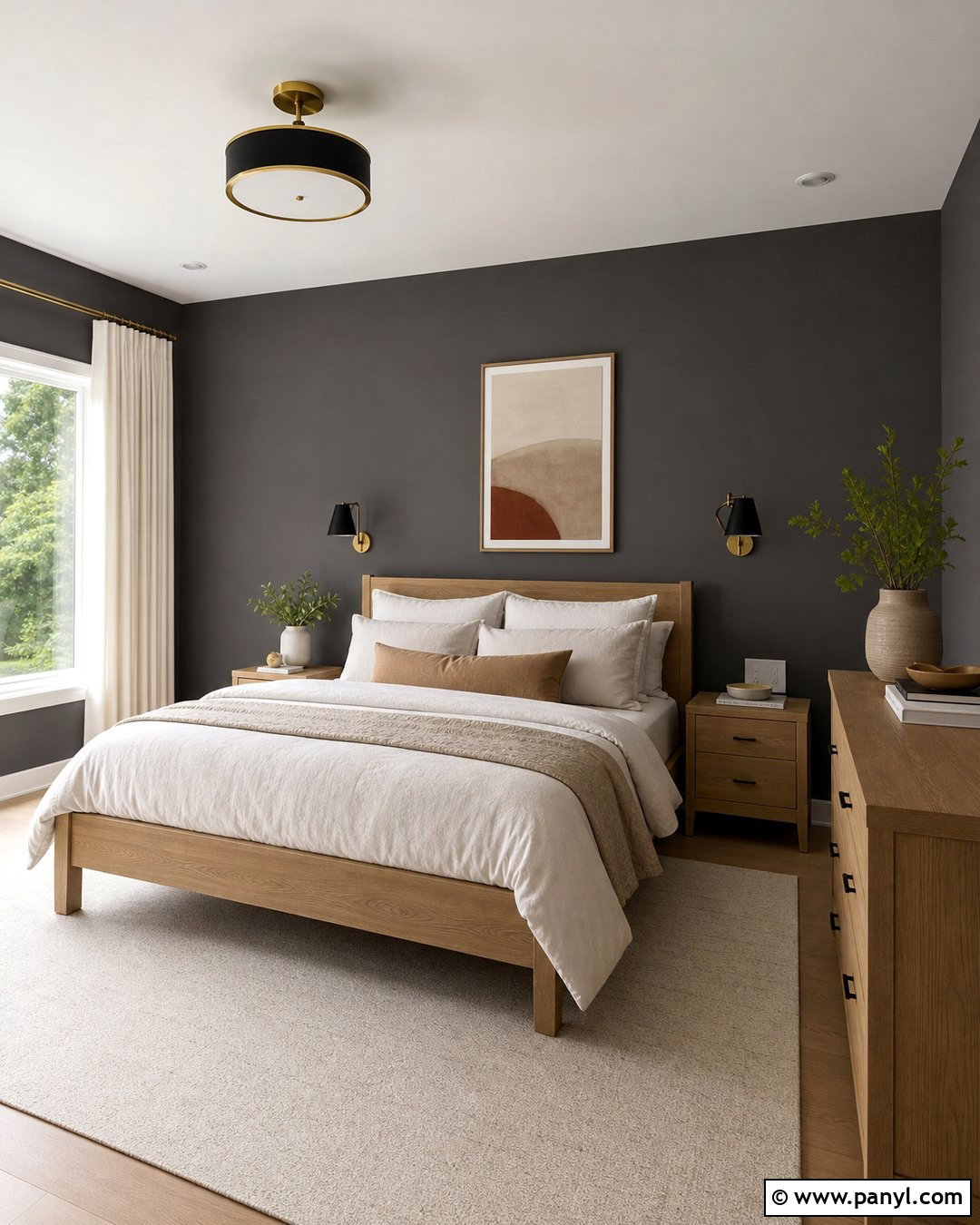 Charcoal Gray Bedroom Walls - 30 room wall color ideas bedrooms