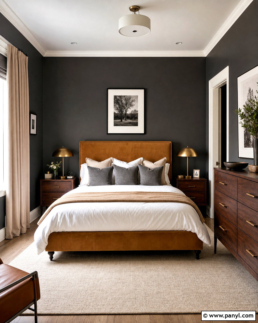 Charcoal Gray Bedroom - 20 best room colors bedrooms