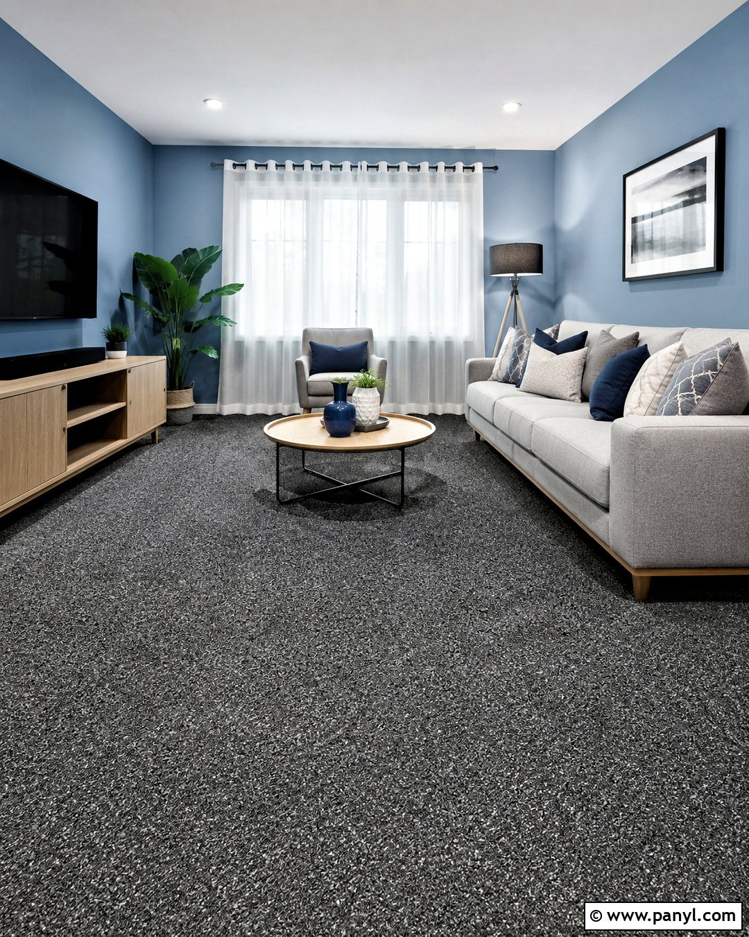 Charcoal Gray Carpet With Light Blue Walls - 20 What Color Carpet Goes With Light Blue Walls