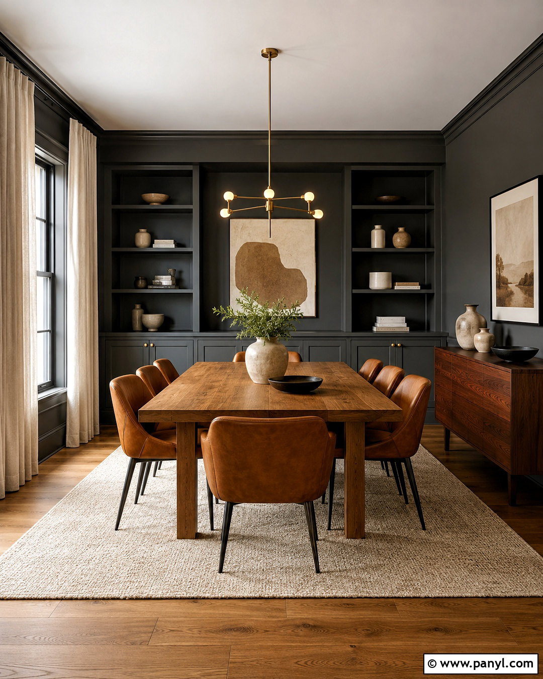 Charcoal Gray Dining Room Paint - 20 best dining room paint colors