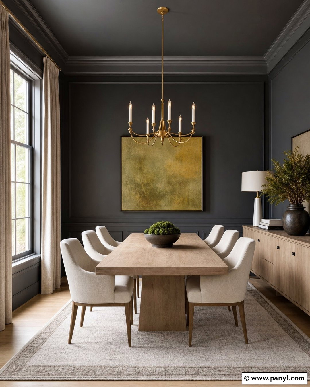 Charcoal Gray Dining Room - 20 Shades Of Gray For Walls