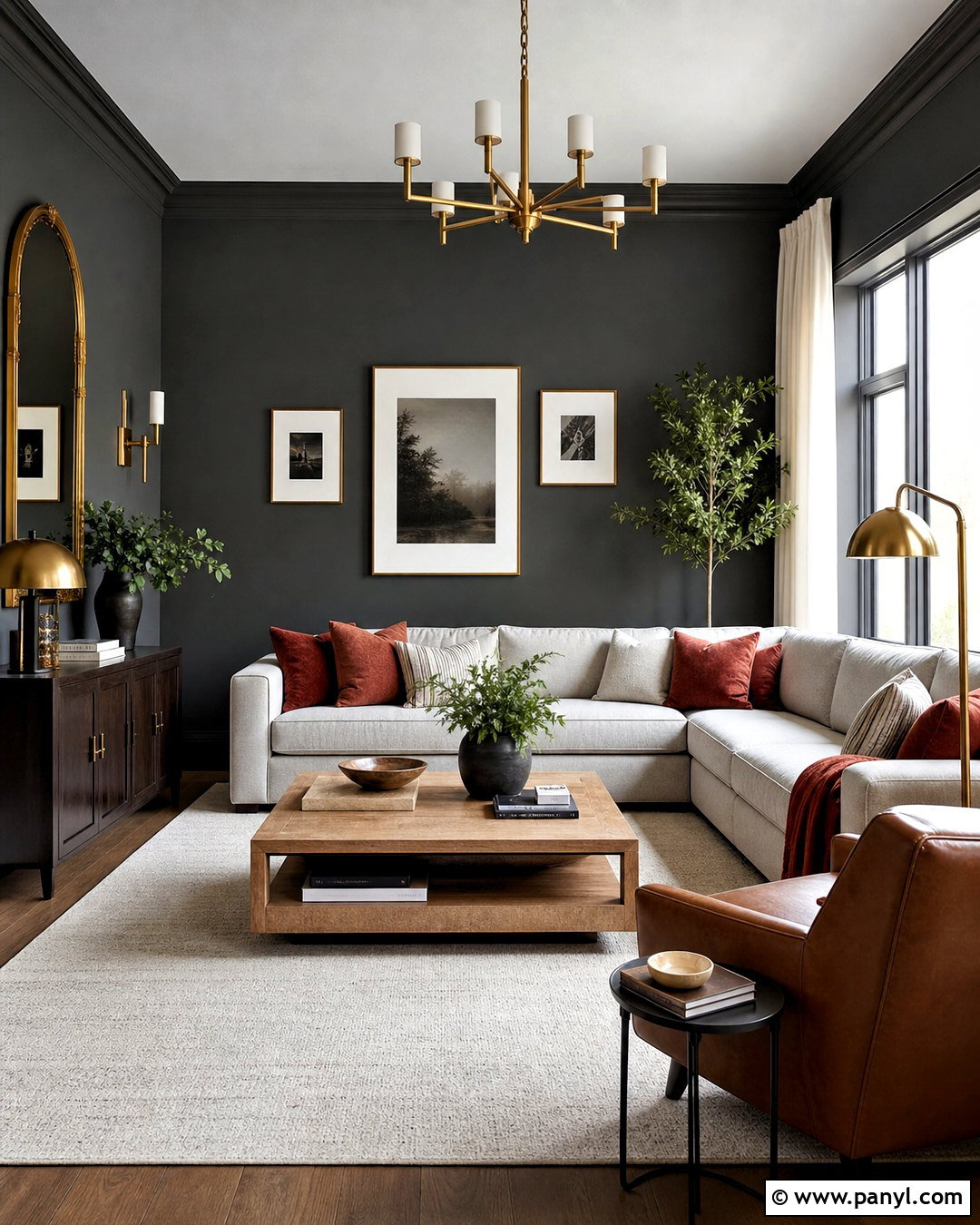 Charcoal Gray Drawing Room Paint - 20 drawing room paint color ideas