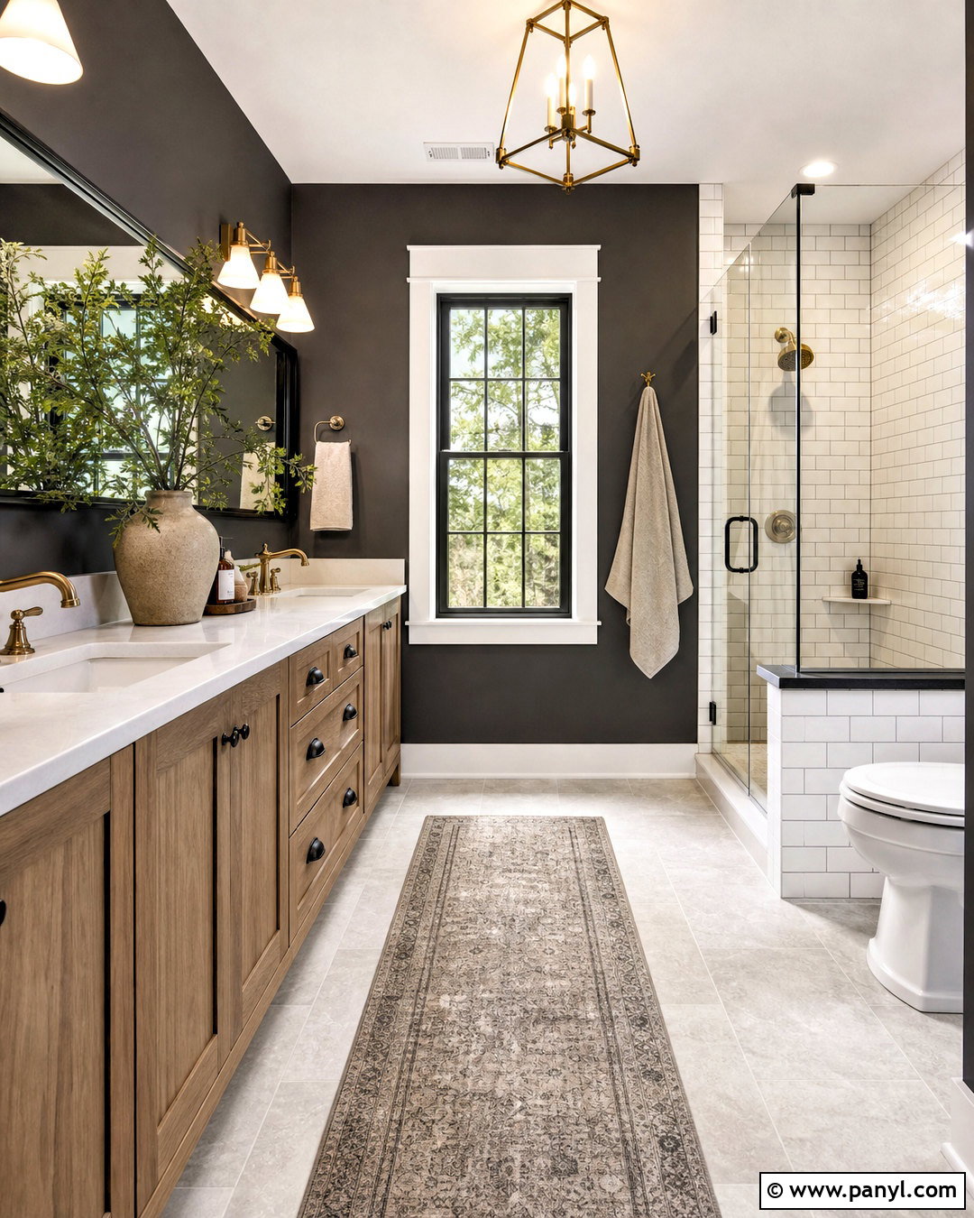 Charcoal Gray Farmhouse Bathroom - 20 farmhouse bathroom paint colors