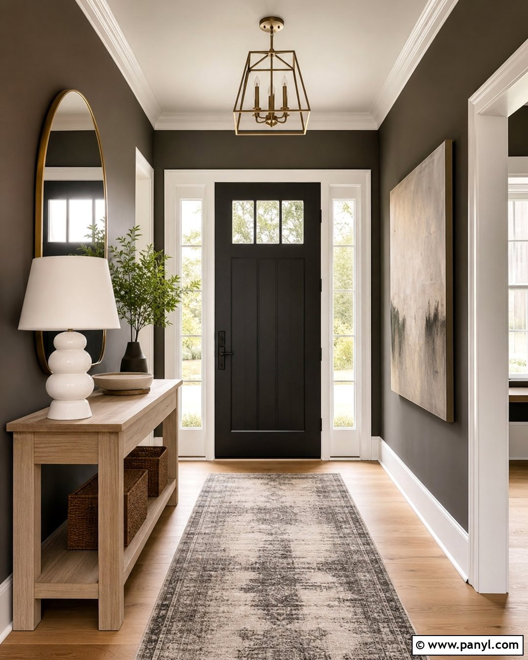 Charcoal Gray Foyer - 20 Best Foyer Colors