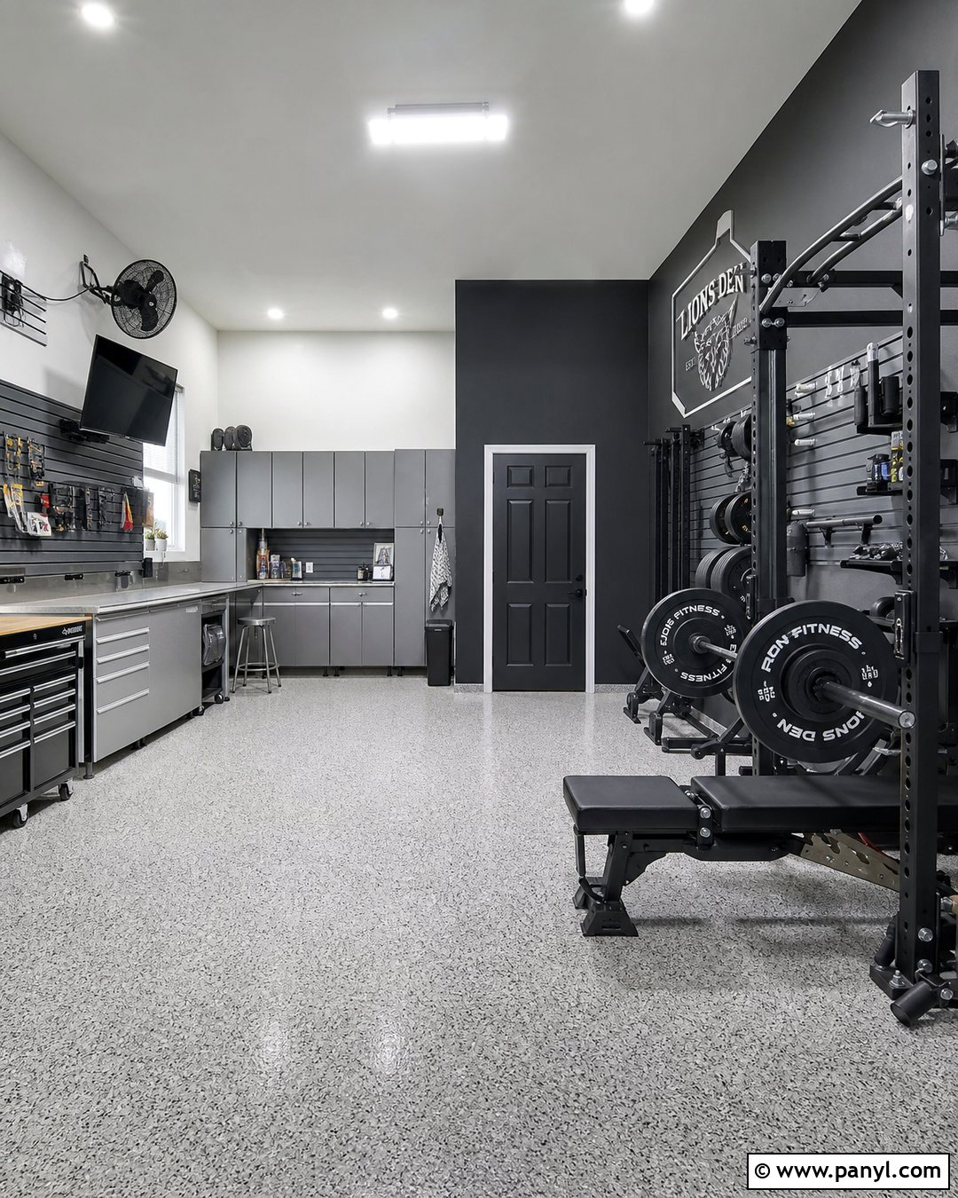 Charcoal Gray Garage Walls - 30 Garage Wall Colors