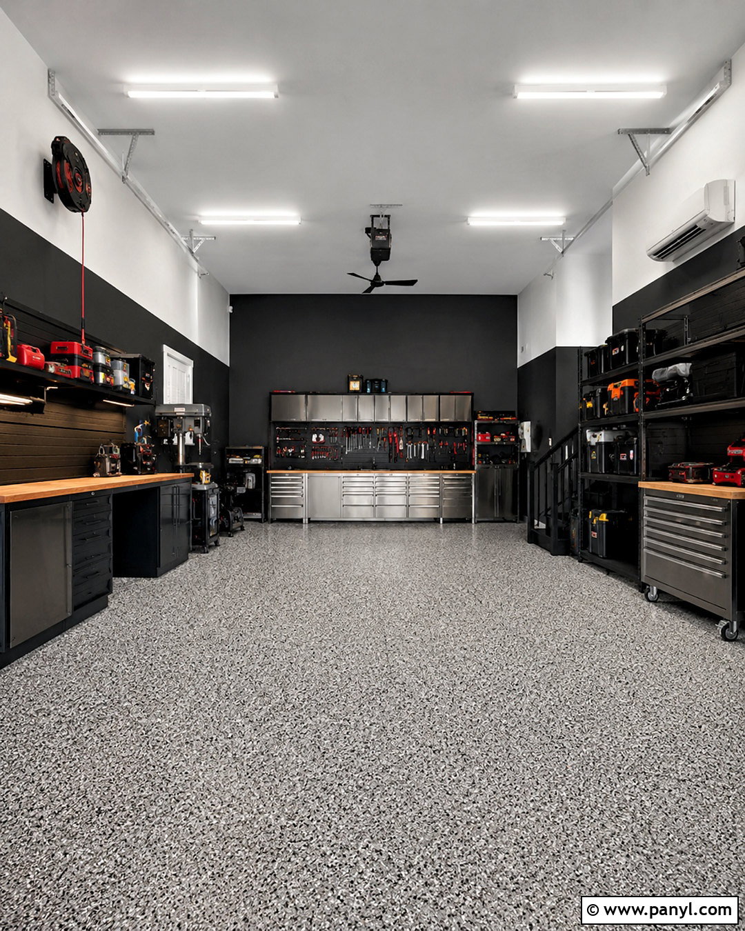 Charcoal Gray Garage - 20 best garage paint colors