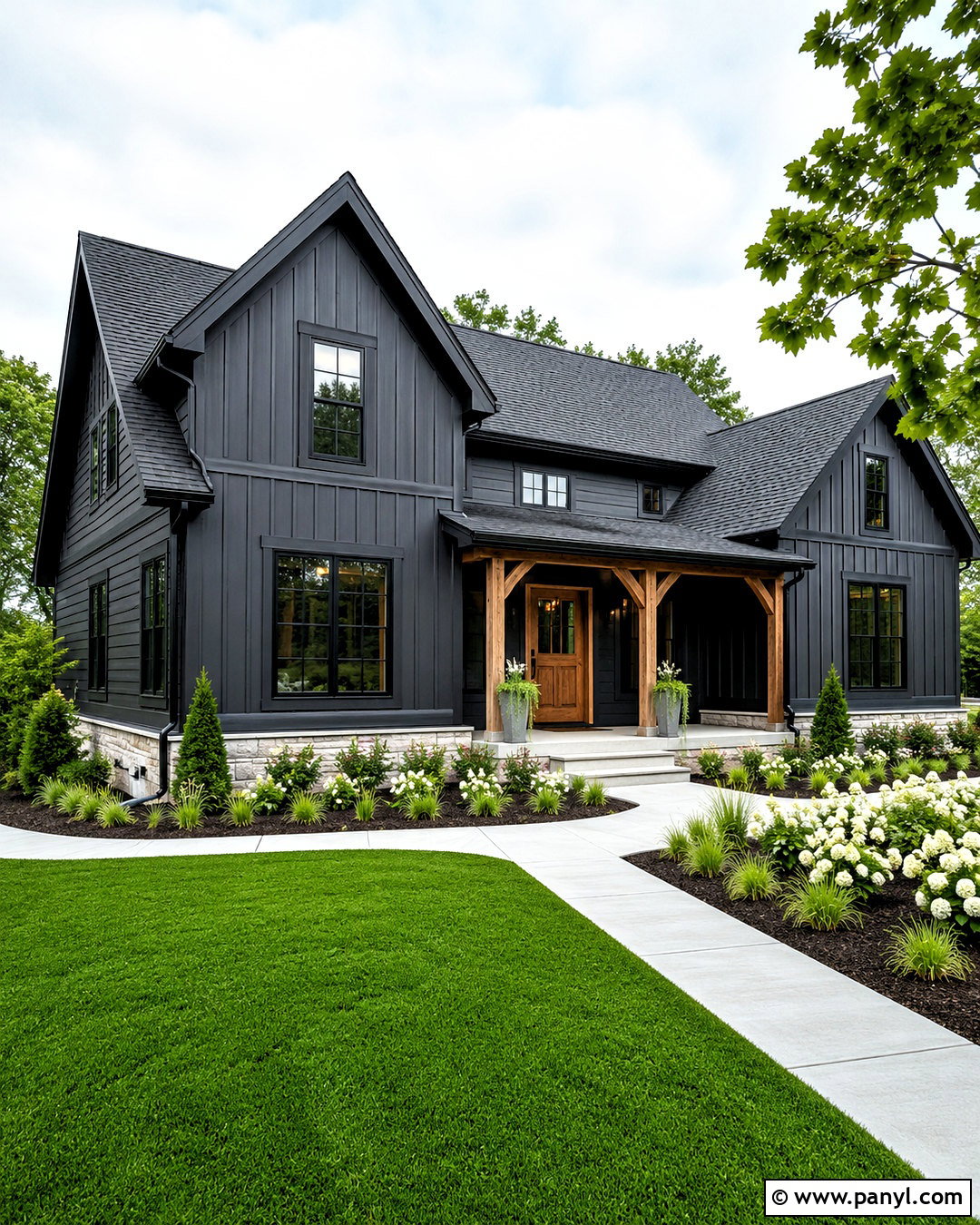 Charcoal Gray House Exterior - 20 outdoor colours for houses