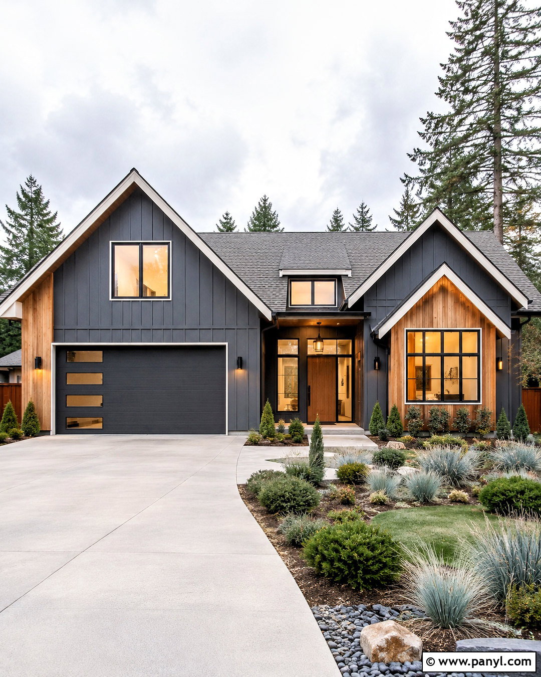 Charcoal Gray House Exterior - 20 outer colour of house ideas