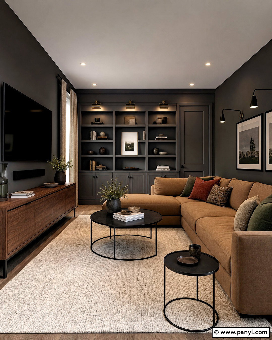 Charcoal Gray Interior Paint - 20 interior paint colors