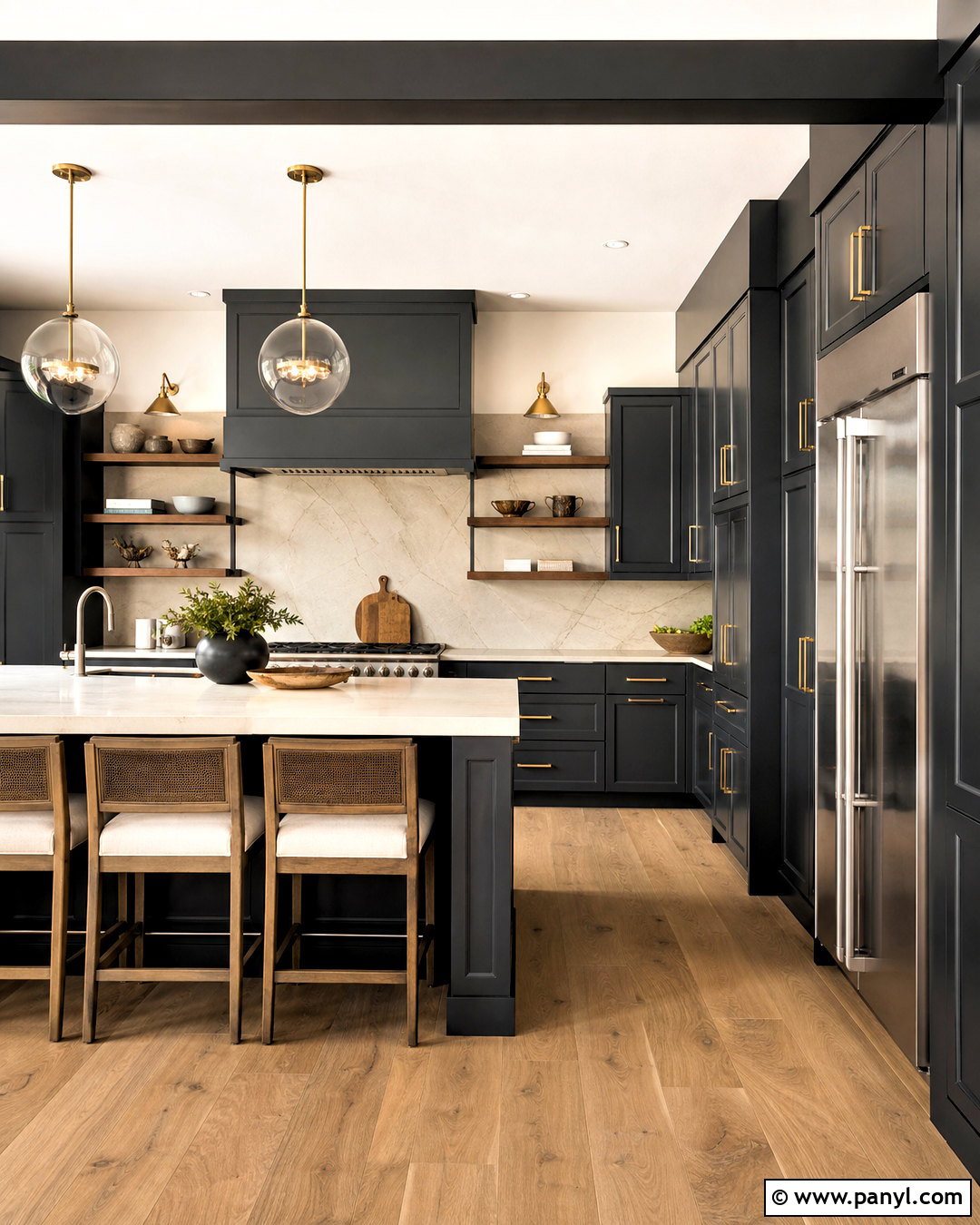 Charcoal Gray Kitchen Cabinets - 20 kitchen cabinet color ideas