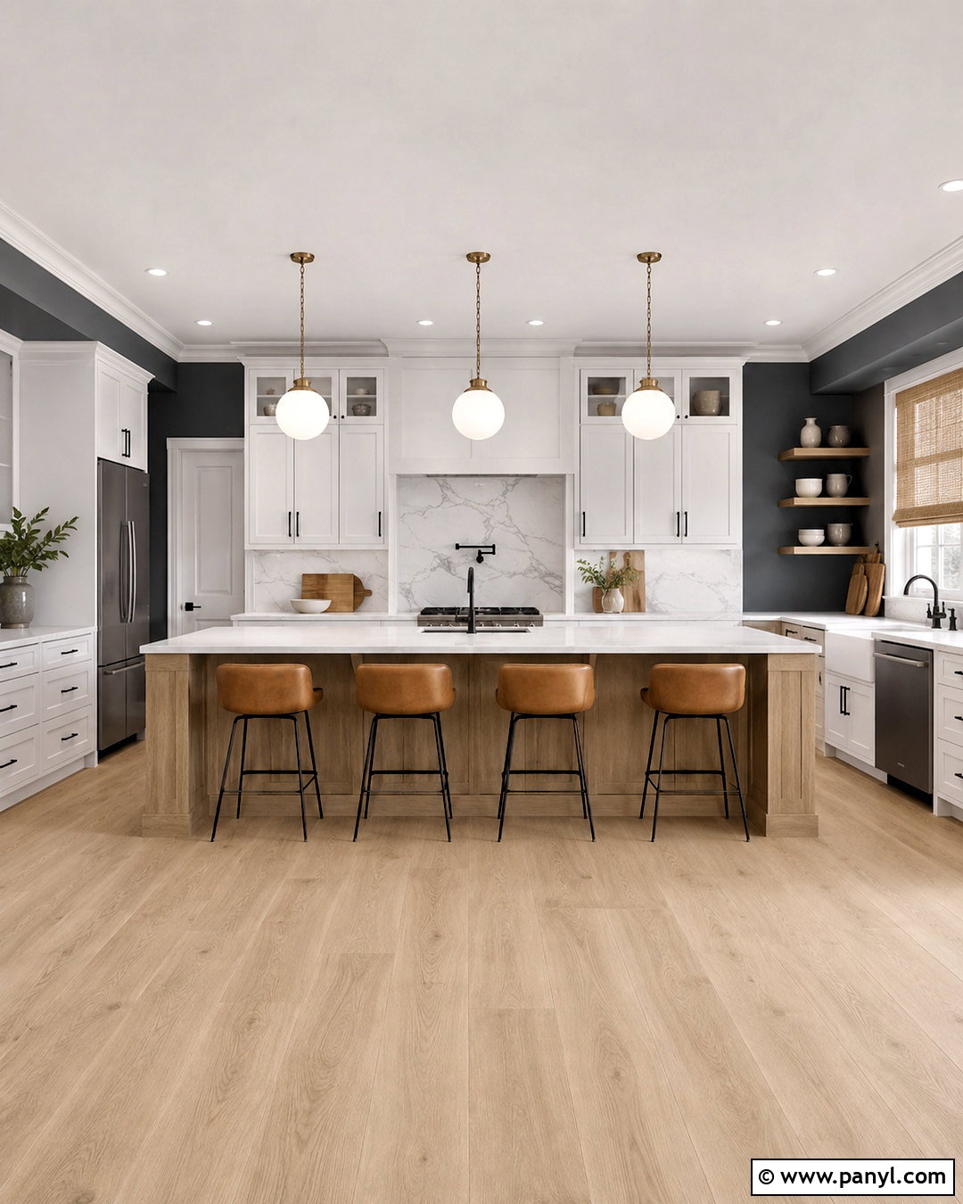 Charcoal Gray Kitchen Walls - 35 white kitchen cabinets wall color ideas