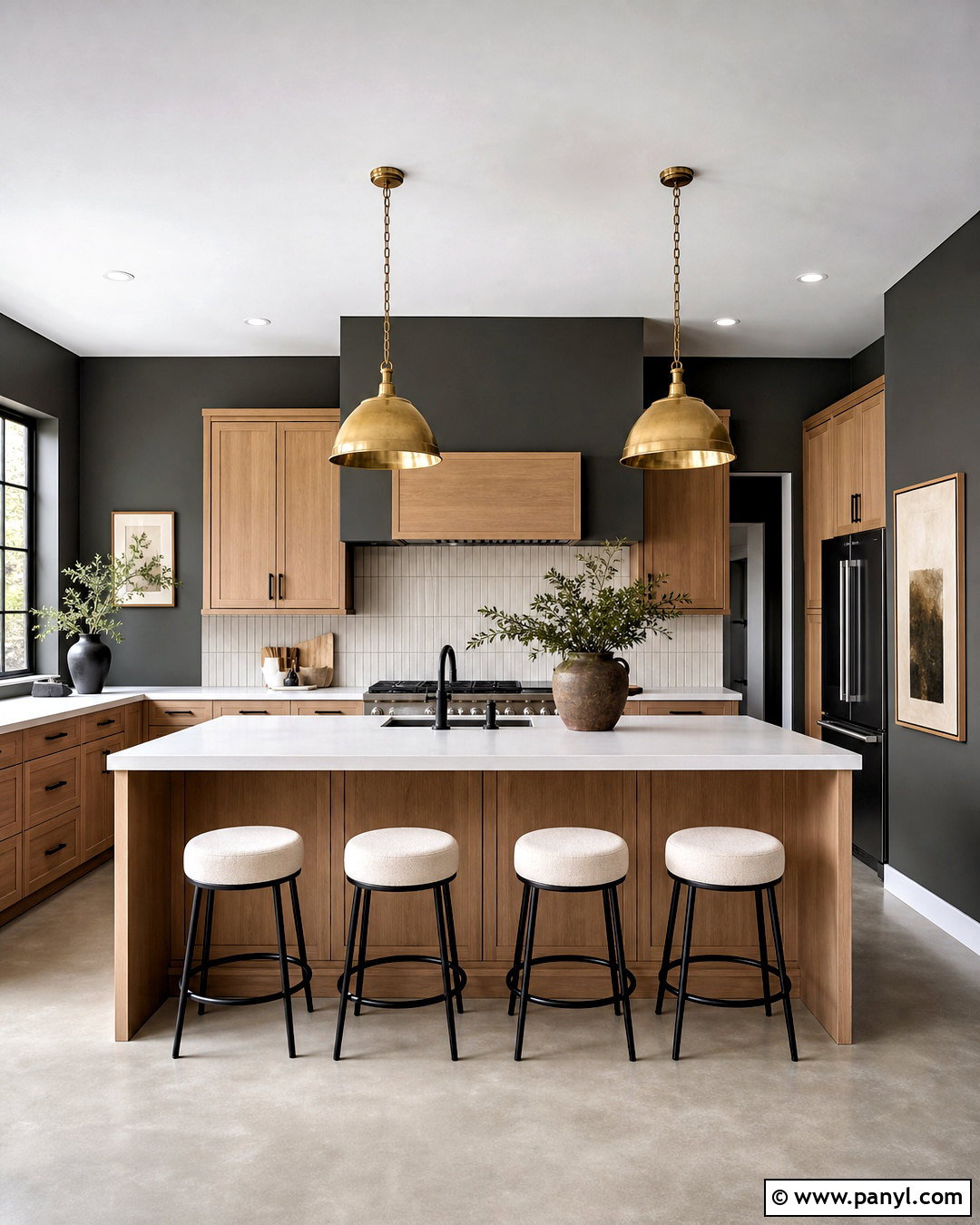 Charcoal Gray Kitchen Walls - 20 kitchen paint ideas walls colour schemes