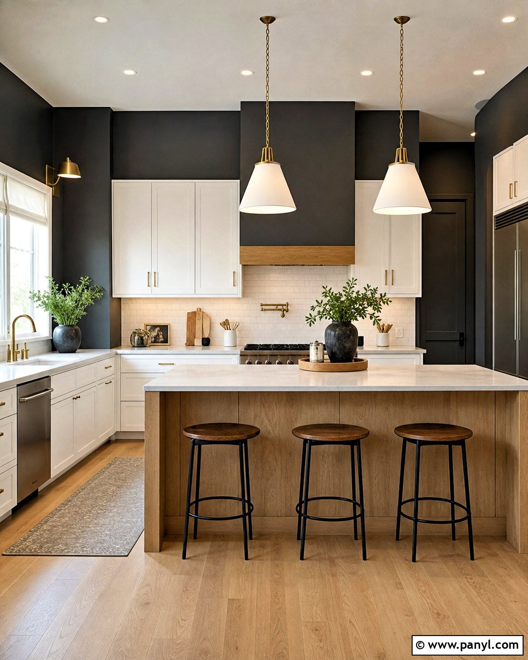 Charcoal Gray Kitchen Walls - 20 kitchen wall paint colors