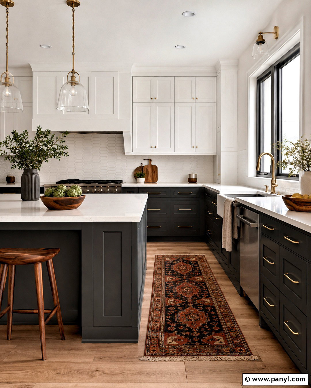 Charcoal Gray Kitchen - 20 best paint colors for interior ideas